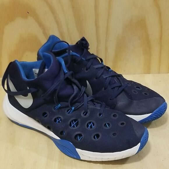 Nike Zoom Hyperquickness  Navy Blue Size 13 - Picture 1 of 8